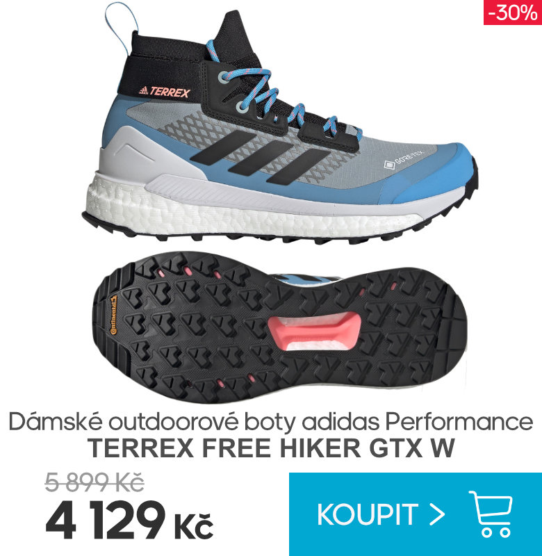 Dámské outdoorové boty adidas Performance TERREX FREE HIKER GTX W