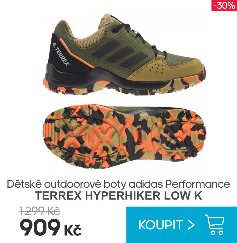 Dětské outdoorové boty adidas Performance TERREX HYPERHIKER LOW K