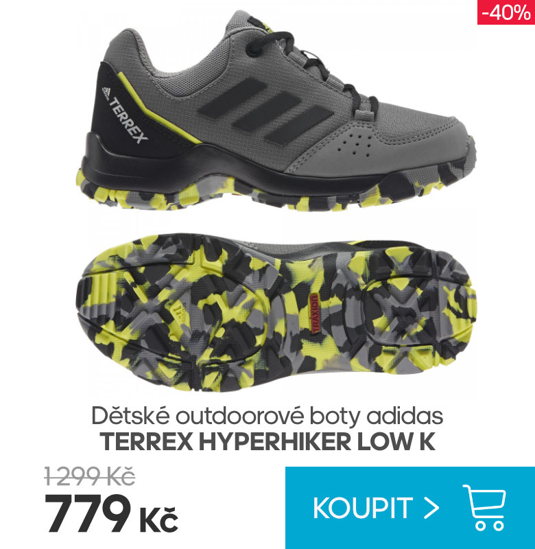 Dětské outdoorové boty adidas TERREX HYPERHIKER LOW K