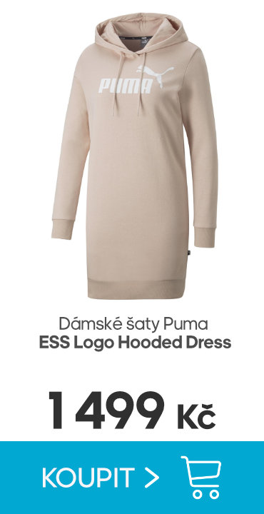 Dámské šaty Puma ESS Logo Hooded Dress