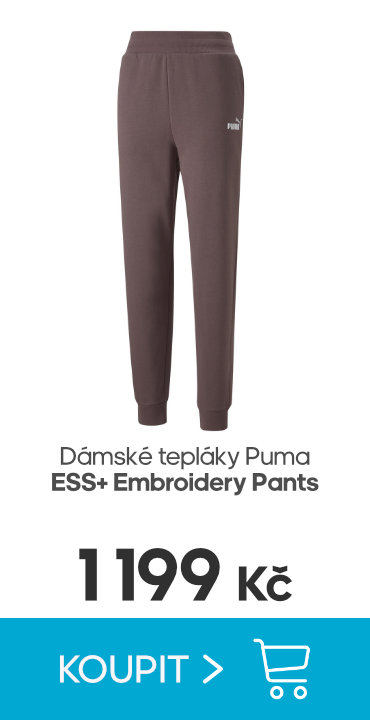 Dámské tepláky Puma ESS+ Embroidery Pants