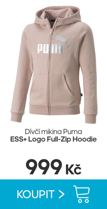 Dívčí mikina Puma ESS+ Logo Full-Zip Hoodie