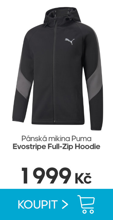 Pánská mikina Puma Evostripe Full-Zip Hoodie